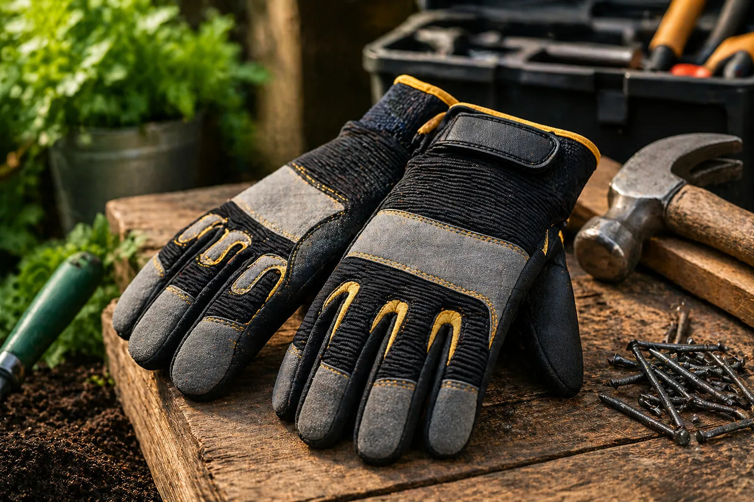 Arbeitshandschuhe für Garten und Werkstatt