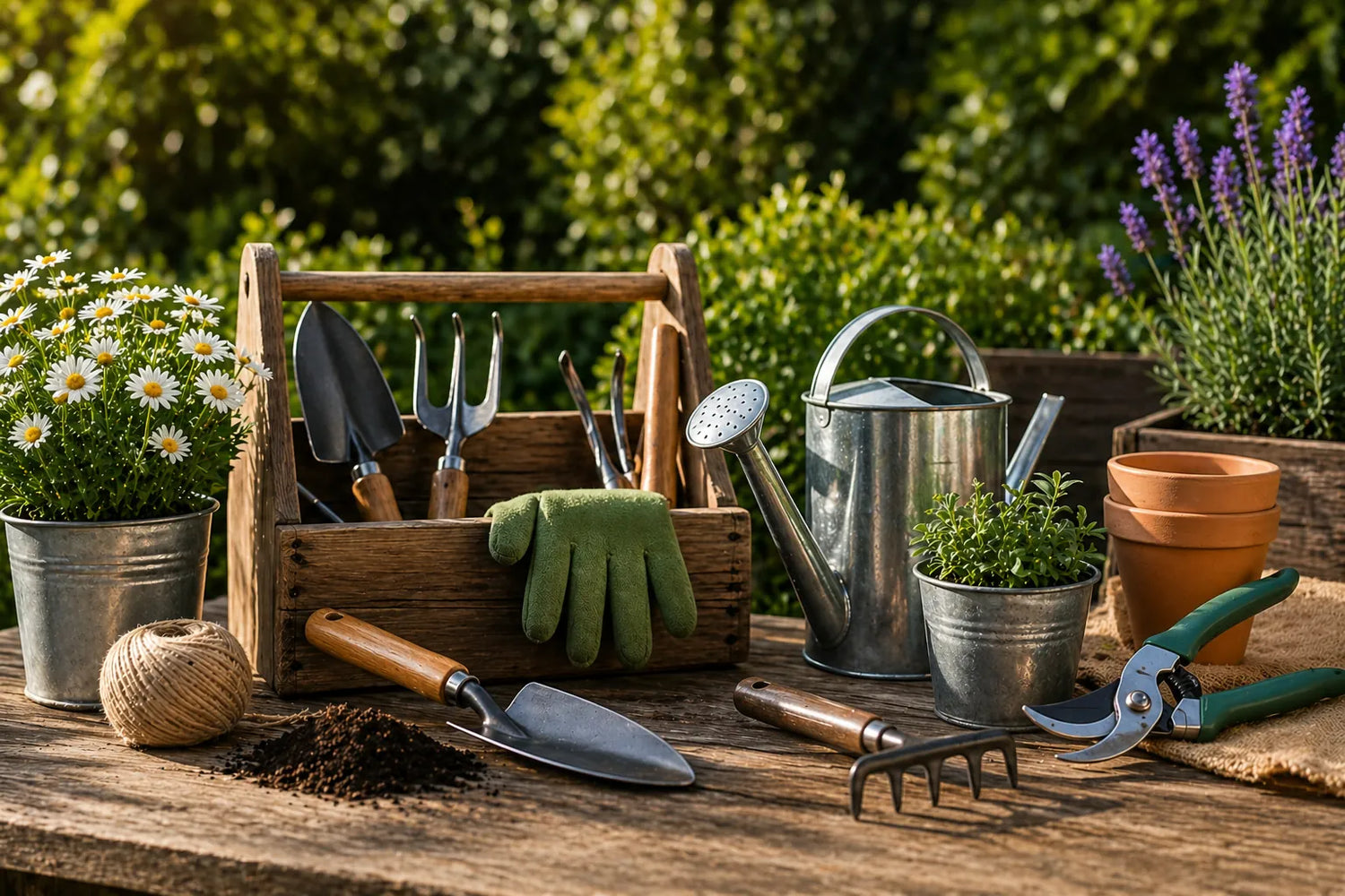 Gartenwerkzeuge für Pflege und Gartenarbeit