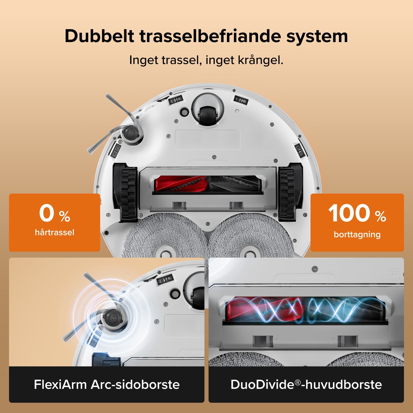 Roborock Qrevo Edge 2 mit dualem Anti-Verhedderungssystem