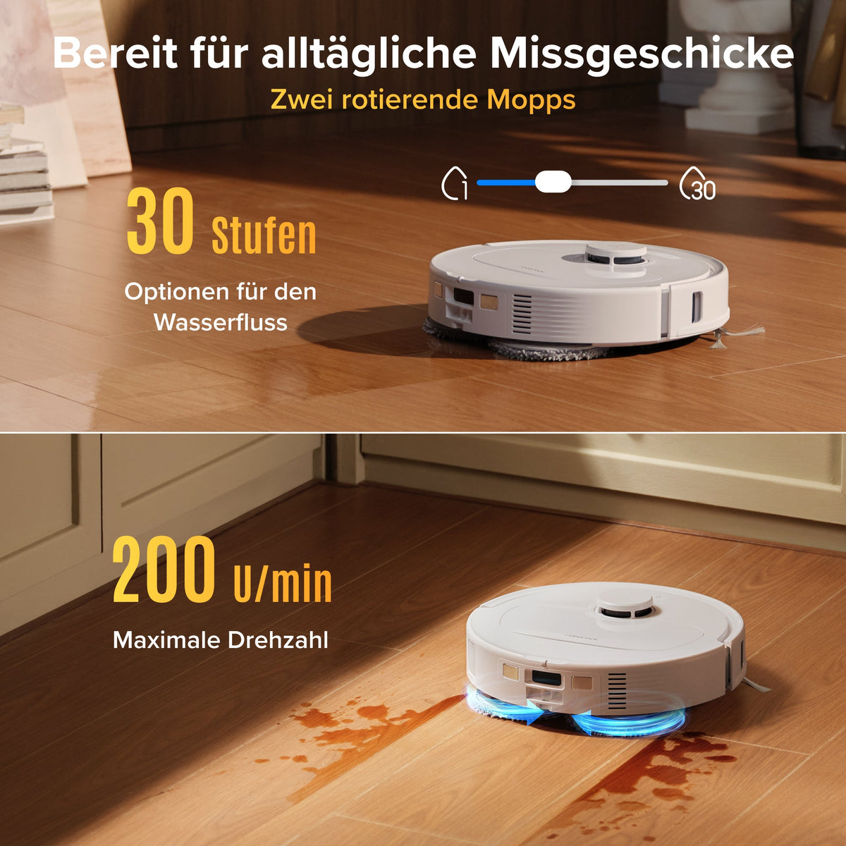Roborock Qrevo S Pro Saug- & Wischroboter – 18.500 Pa & Multifunktions-Dock