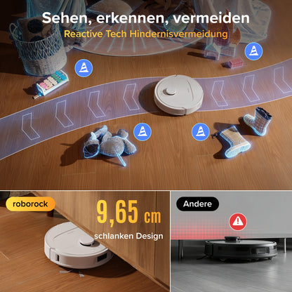 Roborock Qrevo S Pro Saug- & Wischroboter – 18.500 Pa & Multifunktions-Dock