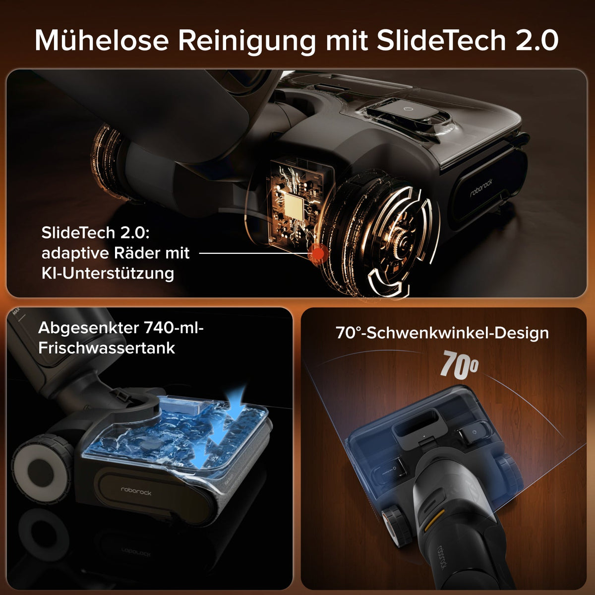 Roborock F25 ACE Combo 5-in-1 Nass- & Trockensauger – 20.000 Pa