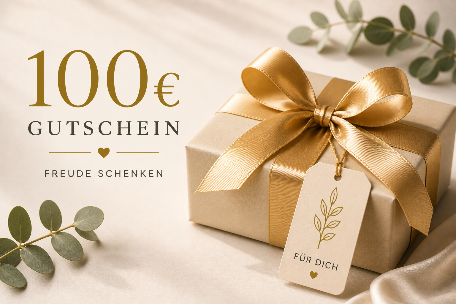 Geschenkgutschein 100 € – exklusives Geschenk für stilvolles Wohnen & Gartenideen