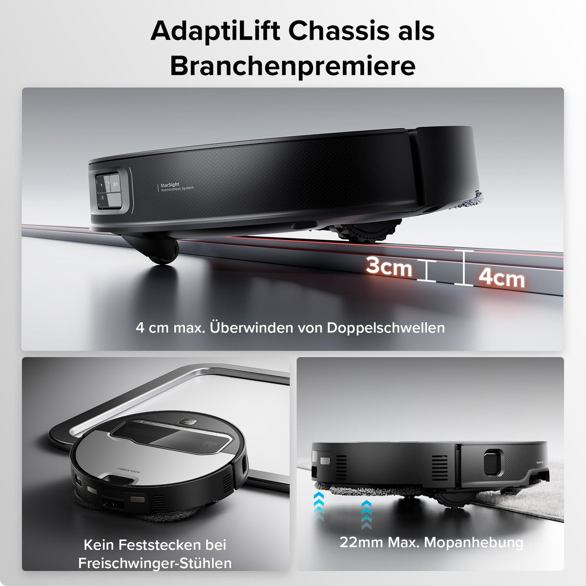 Roborock Saros Z70 Saug- & Wischroboter – OmniGrip™ Arm & 22.000 Pa
