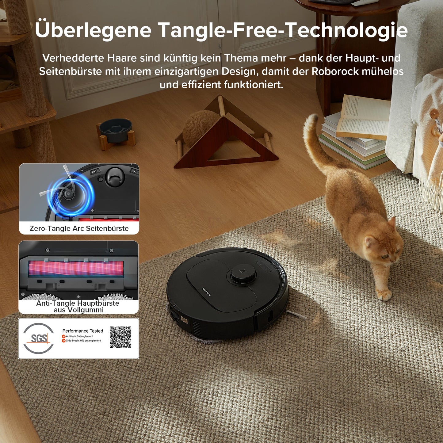 Roborock QV 35A mit App-Steuerung zur Planung und Anpassung der Reinigung