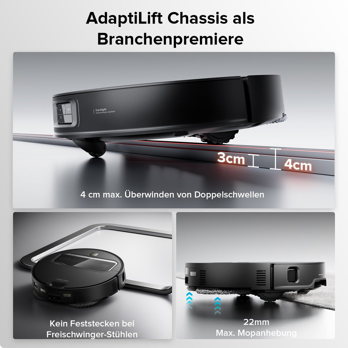Roborock Saros Z70 Saug- & Wischroboter – OmniGrip™ Arm & 22.000 Pa