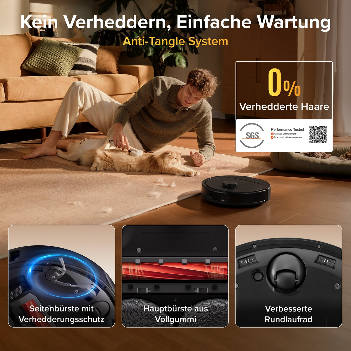 Roborock Qrevo S Pro Saug- & Wischroboter – 18.500 Pa & Multifunktions-Dock