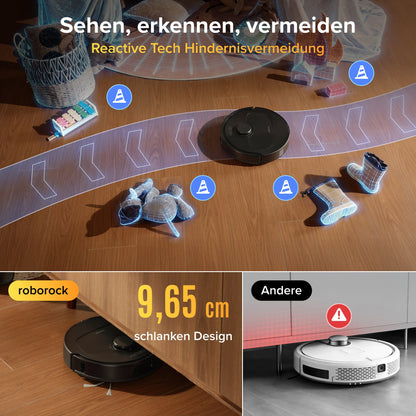 Roborock Qrevo S Pro Saug- & Wischroboter – 18.500 Pa & Multifunktions-Dock