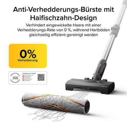 Roborock H60 Ultra Akku-Staubsauger mit flexiblem Saugrohr für schwer erreichbare Stellen