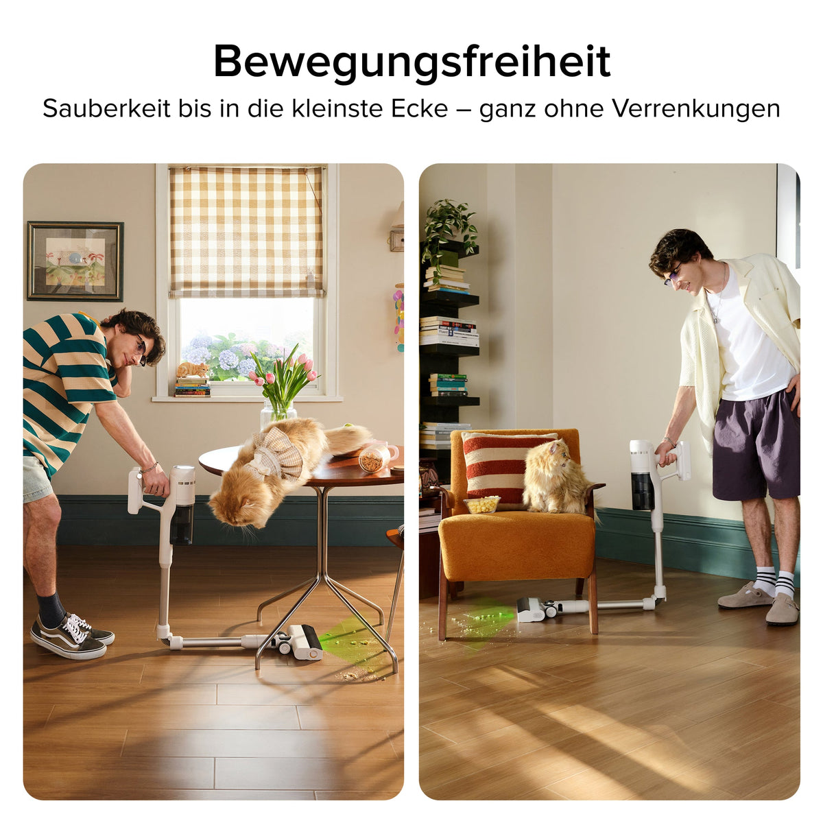 Roborock H60 2-in-1 Akku-Staubsauger – 115 AW & bis zu 60 Min. Laufzeit
