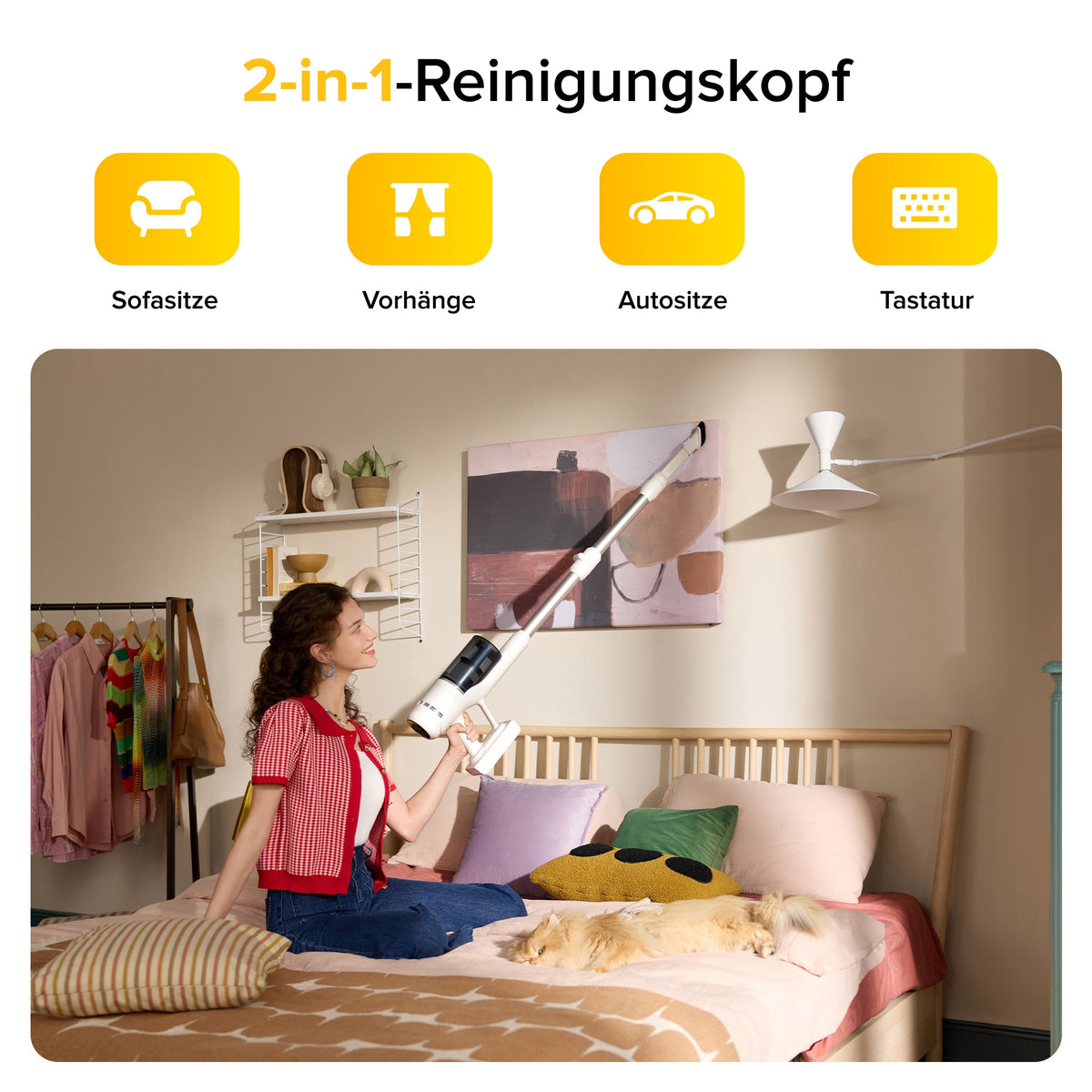Roborock H60 2-in-1 Akku-Staubsauger – 115 AW & bis zu 60 Min. Laufzeit