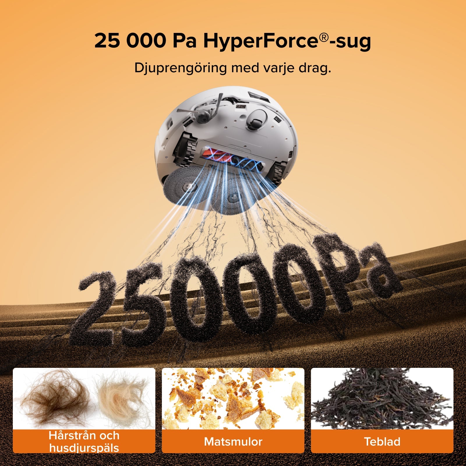 Roborock Qrevo Edge 2 Saug- und Wischroboter mit 25.000 Pa Saugkraft