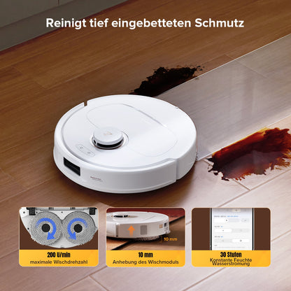 Roborock Qrevo S5V mit 12.000 Pa Saugkraft für Staub, Krümel und Haare
