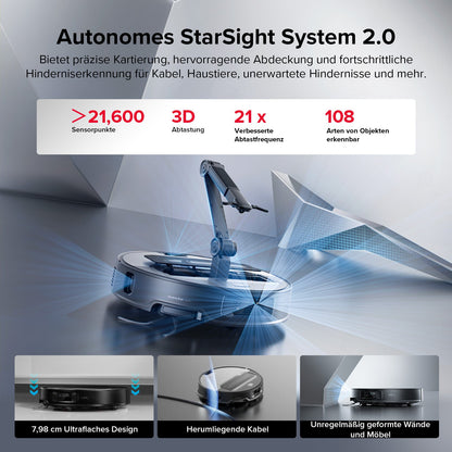 Roborock Saros Z70 Saug- & Wischroboter – OmniGrip™ Arm & 22.000 Pa