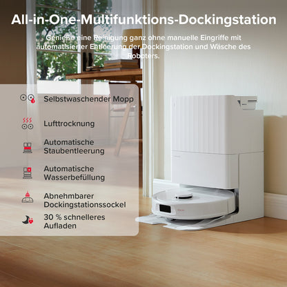 Roborock QV 35A mit App-Steuerung und Multifunktions-Dockingstation