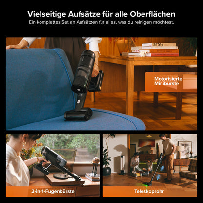 Roborock H60 Hub Ultra Akku-Staubsauger mit Absaugstation – 210 AW & 90 Min Laufzeit
