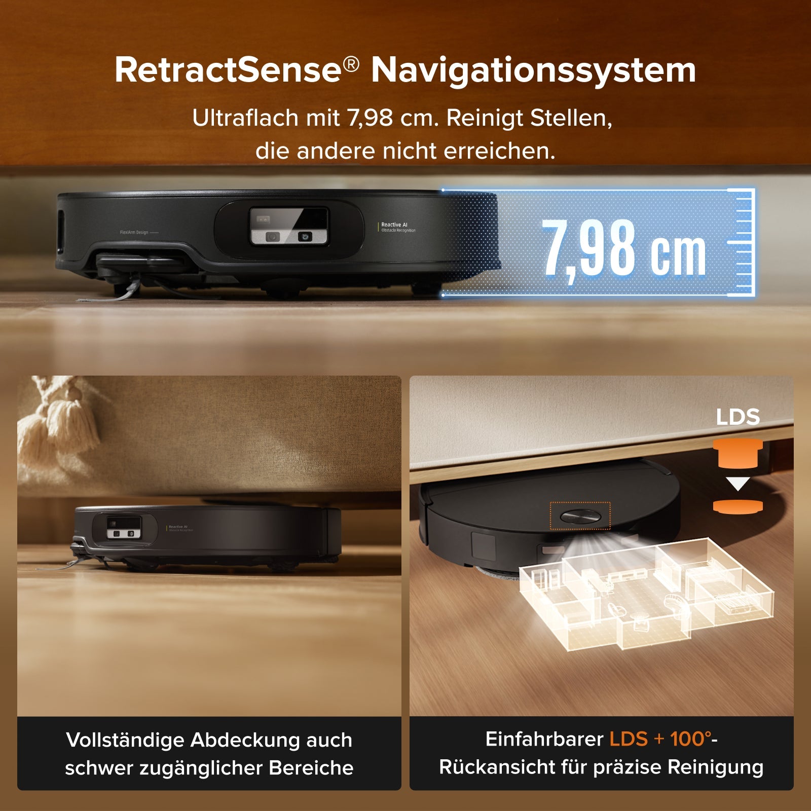 Roborock Qrevo Edge 2 mit Hinderniserkennung