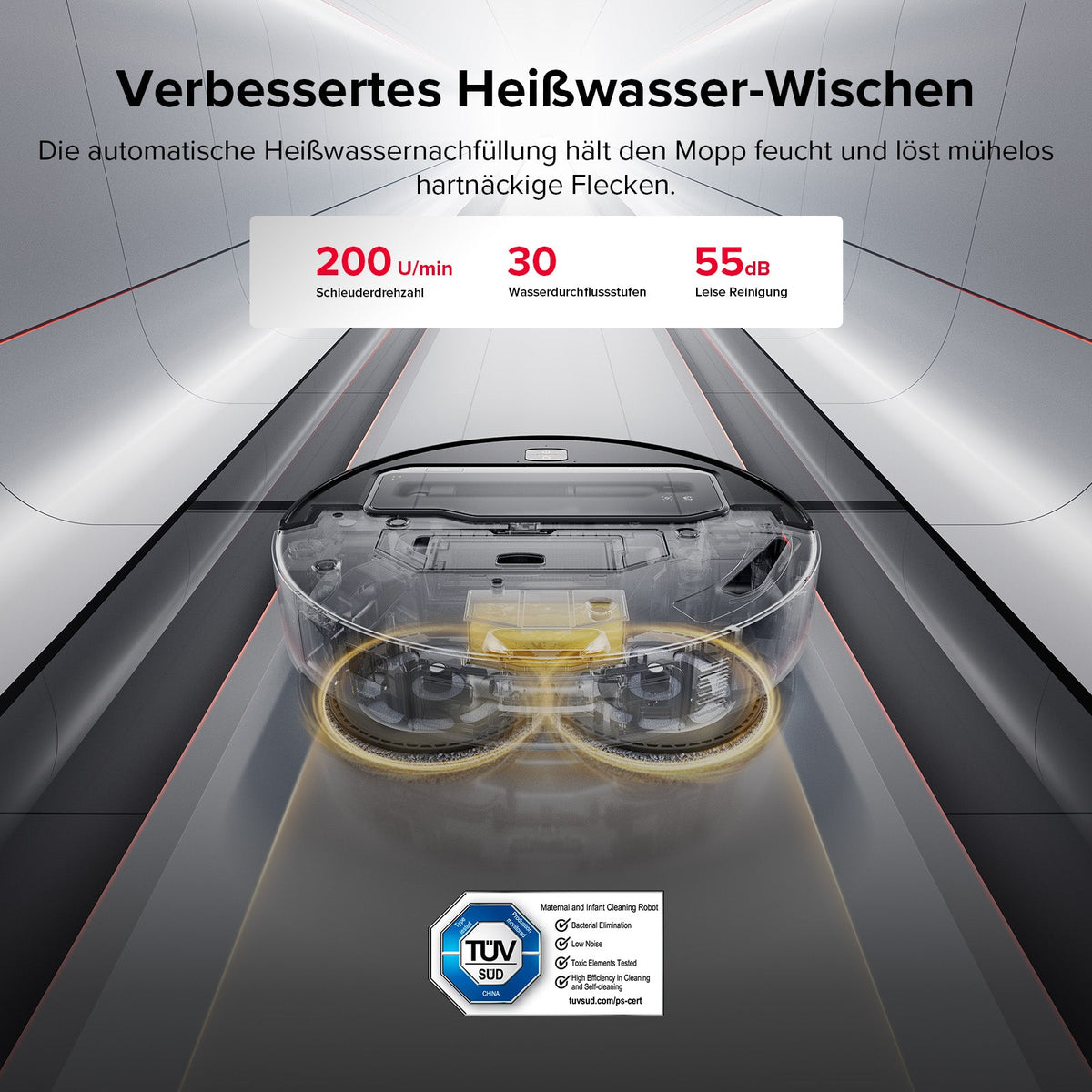 Roborock Saros Z70 Saug- & Wischroboter – OmniGrip™ Arm & 22.000 Pa
