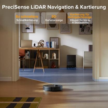 Roborock QV 35A mit Multifunktions-Dockingstation für automatische Bodenreinigung