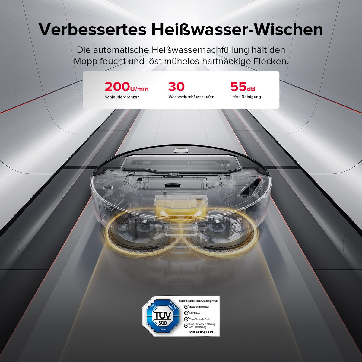 Roborock Saros Z70 Saug- & Wischroboter – OmniGrip™ Arm & 22.000 Pa