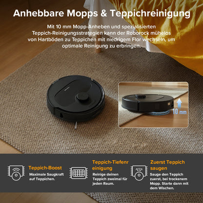 Roborock QV 35A Saug- und Wischroboter mit rotierenden Mopps