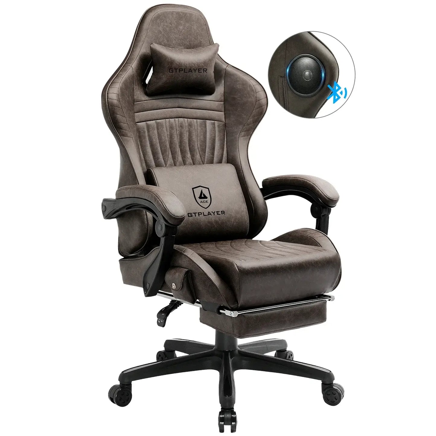 ACE-PRO Gaming-Stuhl in Grau – Produktansicht