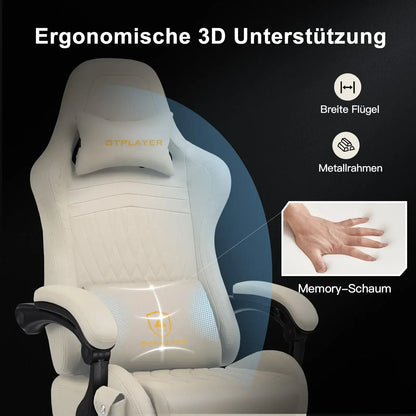 ACE-PRO Gaming-Stuhl mit gepolsterter Sitzfläche und Rückenlehne
