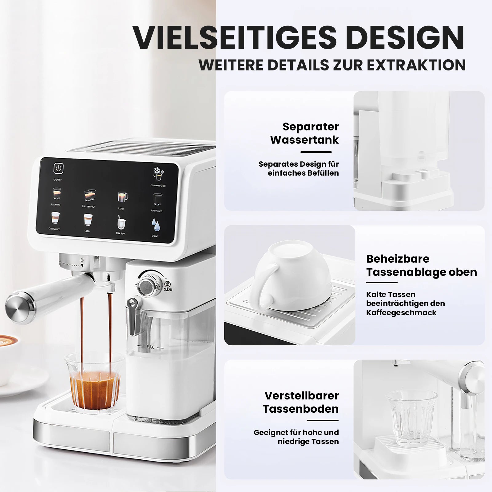 Barista-Genuss mit Espressomaschine – Funktionen und Ausstattung im Überblick