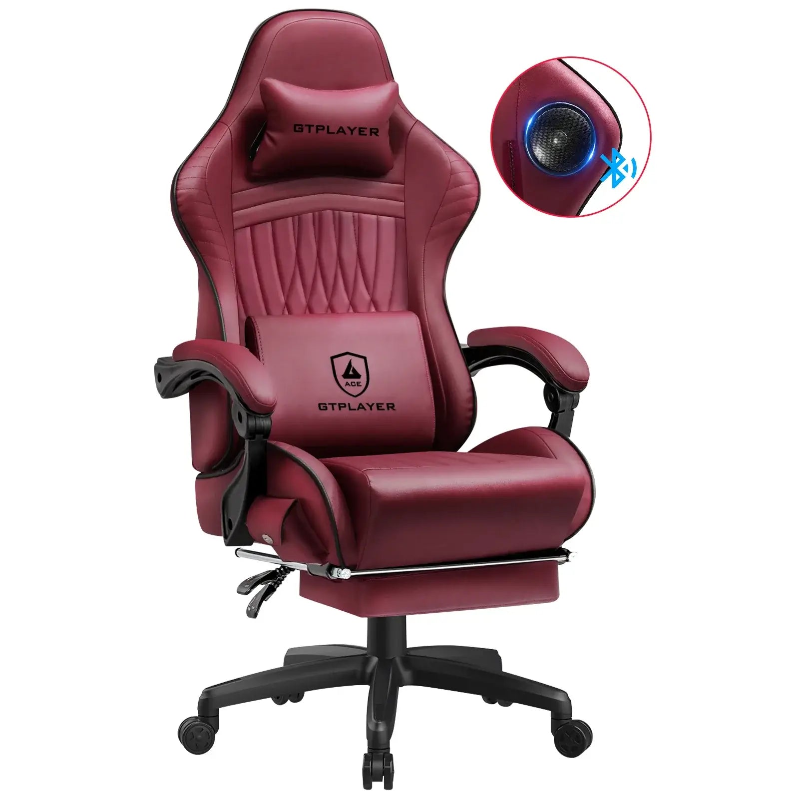 ACE-PRO Gaming-Stuhl in Rot – Produktansicht
