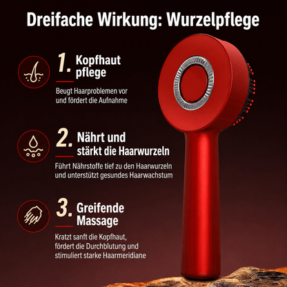 Elektrisches Kopfhautmassagegerät mit 3 verschiedenen Massagemodi