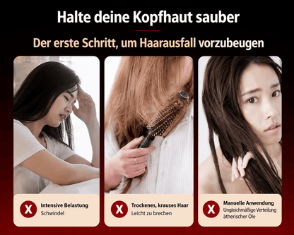 Elektrisches Kopfhautmassagegerät für die Haar- und Kopfhautpflege