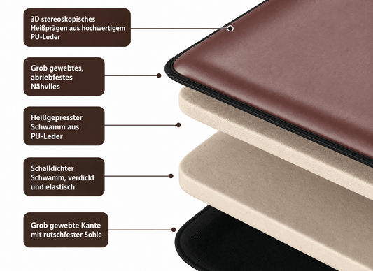Elektrische Ganzkörper-Massagematte – Material und Polsteraufbau