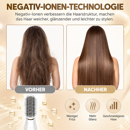 5-in-1 Heißluft-Multistyler mit Lockenaufsätzen, Glättbürste & Föhnfunktion