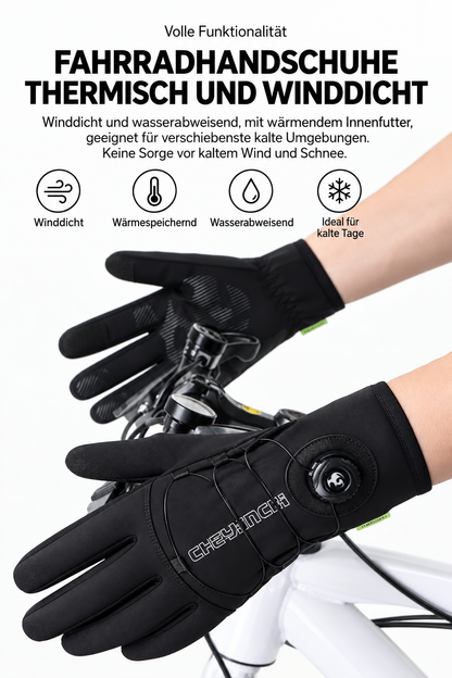 GTUBIKE Thermo-Fahrradhandschuhe – Winddicht, wasserabweisend & Touchscreen