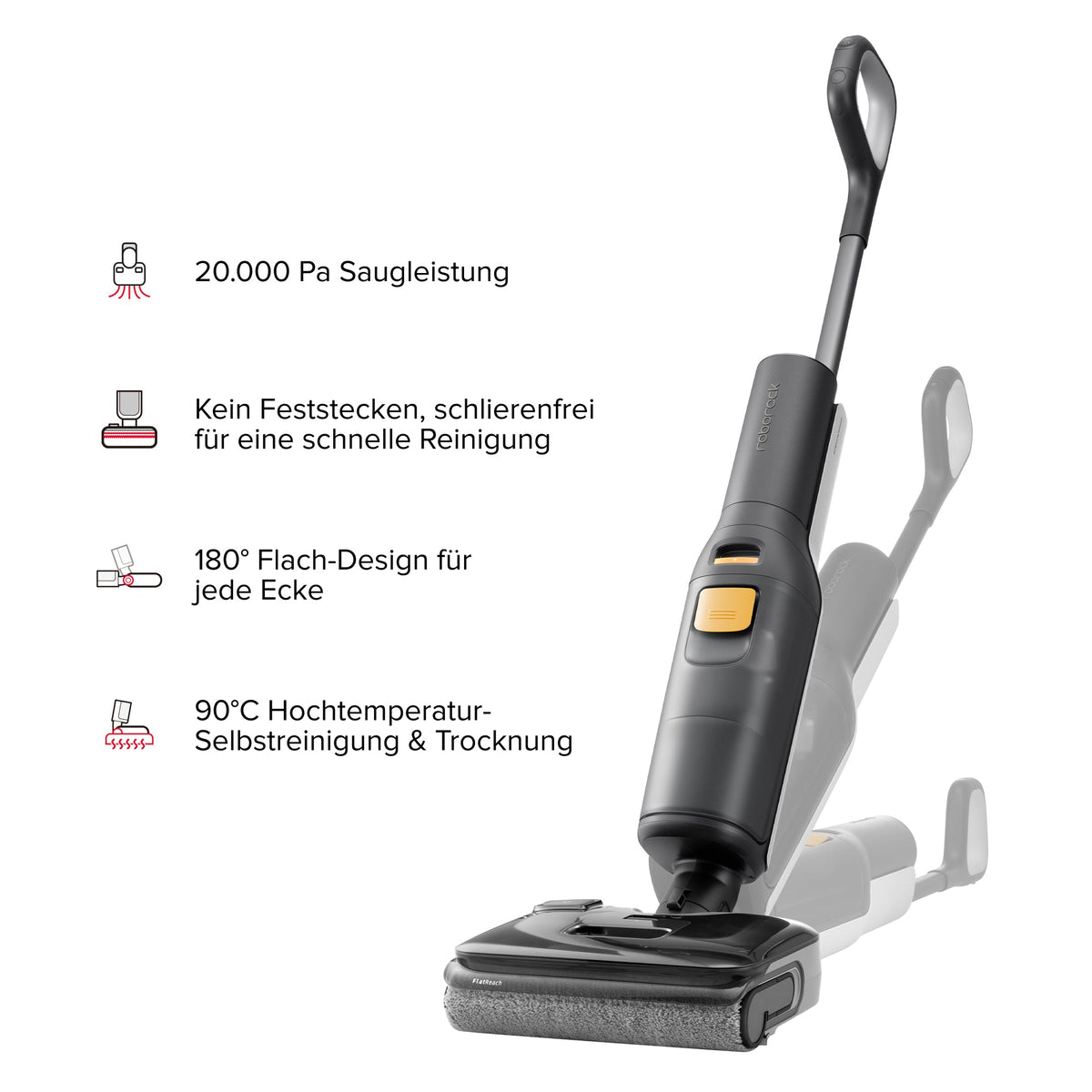 Roborock F25 BX Nass- & Trockensauger – 20.000 Pa & 60 Min Laufzeit