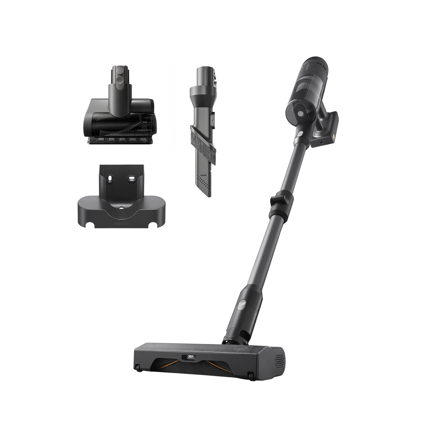 Roborock H60 Ultra Akku-Staubsauger mit Bodendüse, Saugrohr und Zubehör