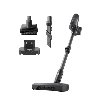 Roborock H60 Ultra Akku-Staubsauger mit Bodendüse, Saugrohr und Zubehör