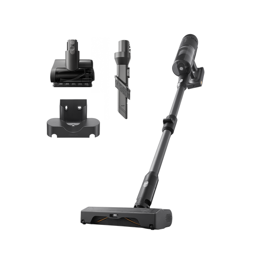 Roborock H60 Ultra Akku-Staubsauger mit Bodendüse, Saugrohr und Zubehör