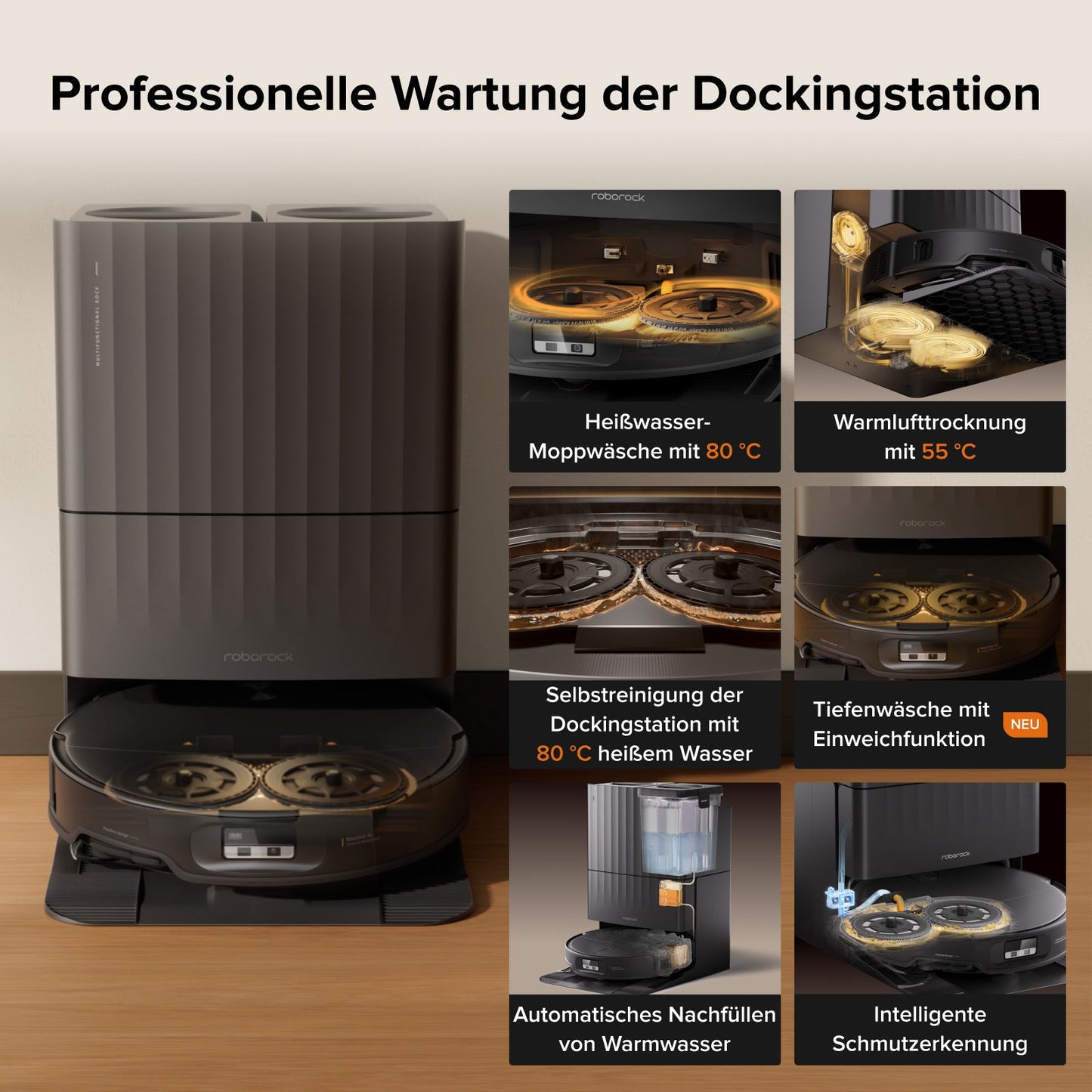 Roborock Qrevo Edge 2 mit 25.000 Pa Saugkraft