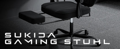 Gaming-Stuhl mit Fußstütze – Ergonomischer Bürostuhl mit Lendenstütze & verstellbarem Komfort