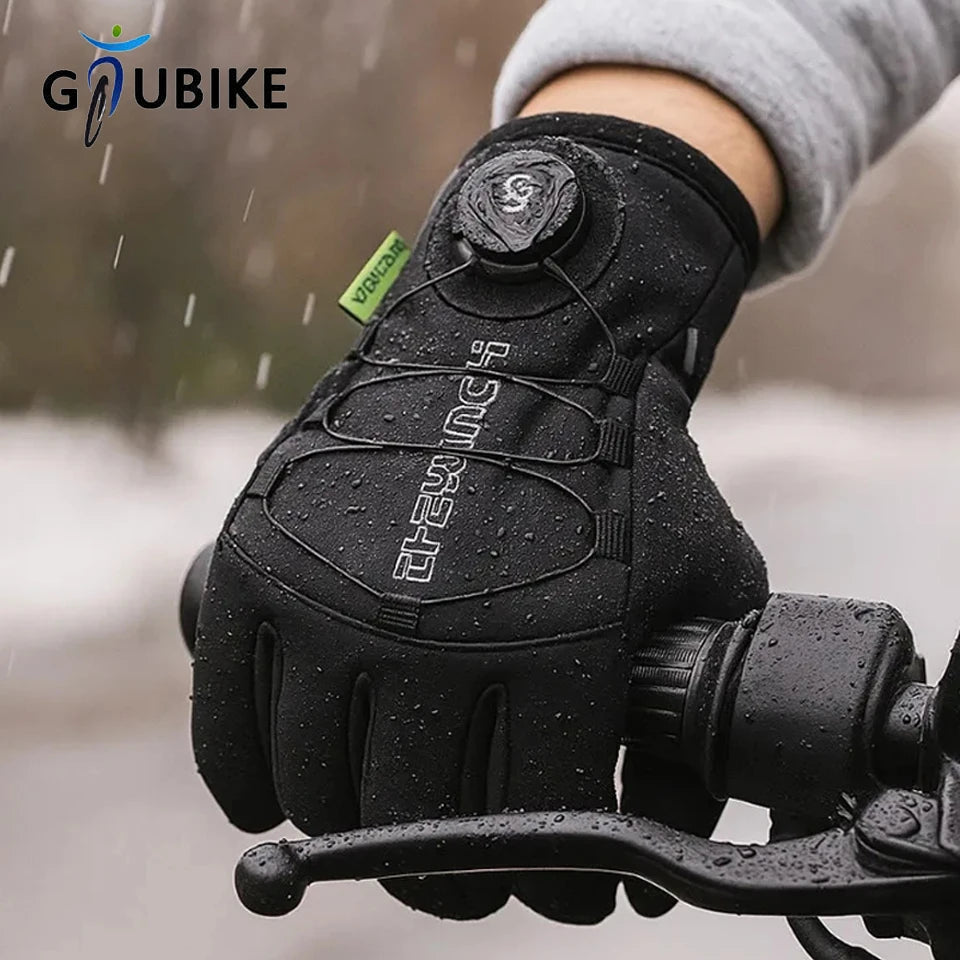 GTUBIKE Thermo-Fahrradhandschuhe – Winddicht, wasserabweisend & Touchscreen