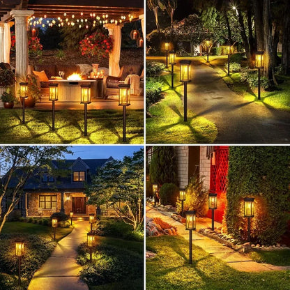 Solar LED Gartenleuchten für Garten Wege Terrasse und Hauseingang