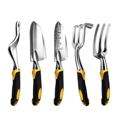 Gartenwerkzeug Set 5-teilig mit ergonomischem Griff