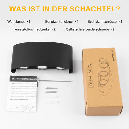 LED Wandleuchte Außen Montage