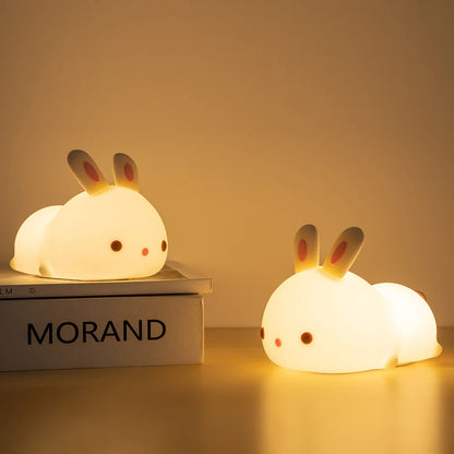 Kaninchen Nachtlicht LED als wiederaufladbare Tischlampe