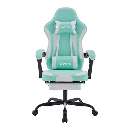 Ergonomischer Gaming Stuhl mit Fußstütze – Bürostuhl verstellbar