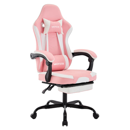 Ergonomischer Gaming Stuhl mit Fußstütze – Bürostuhl verstellbar