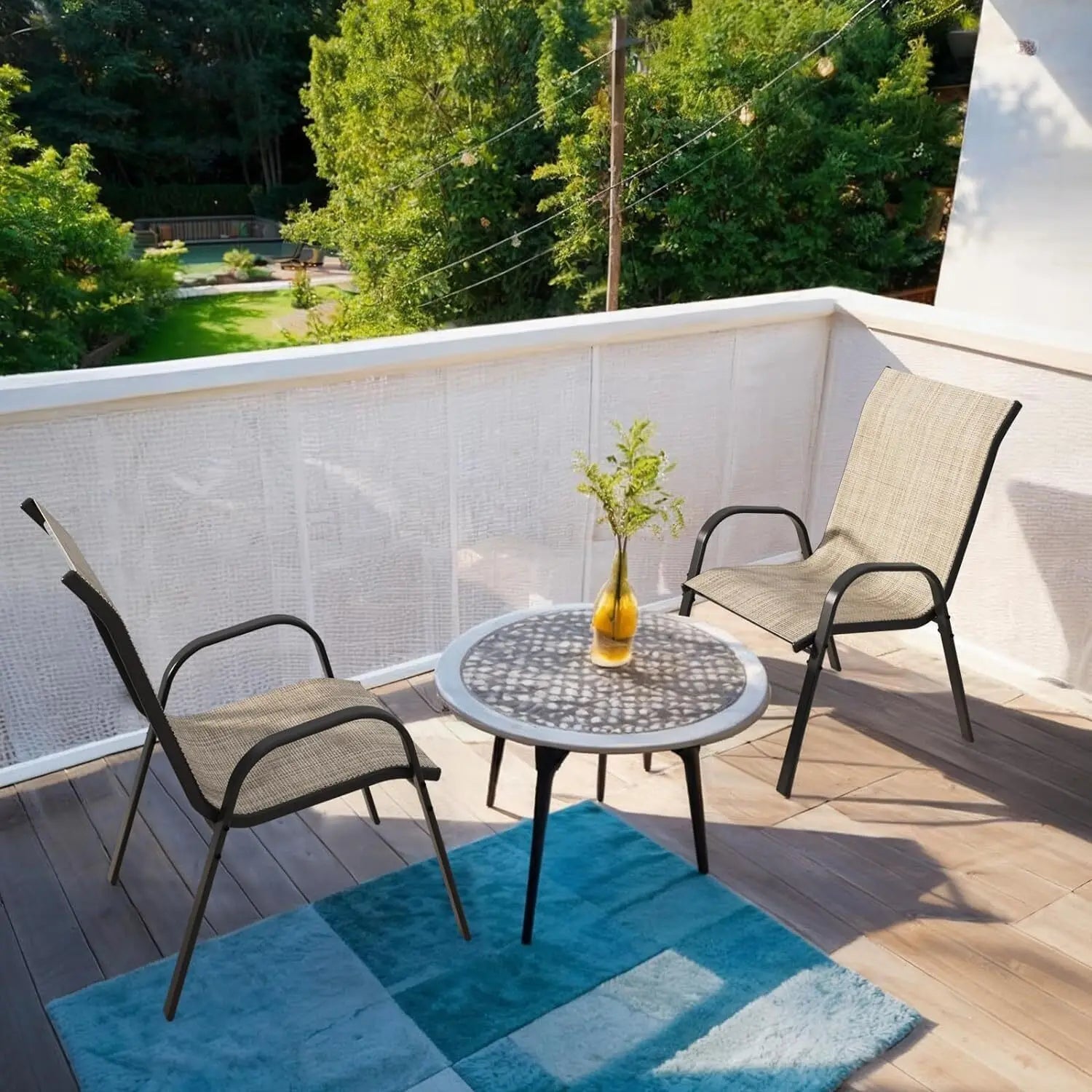 Terrassenstühle wetterfest für entspannte Sommerabende im Garten