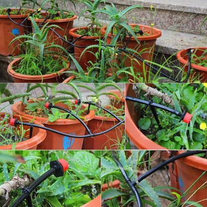 Tropfbewässerungssystem für Pflanzen in Töpfen und Pflanzkübeln