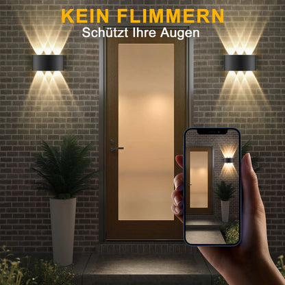 LED Wandleuchte Außen Hauseingang